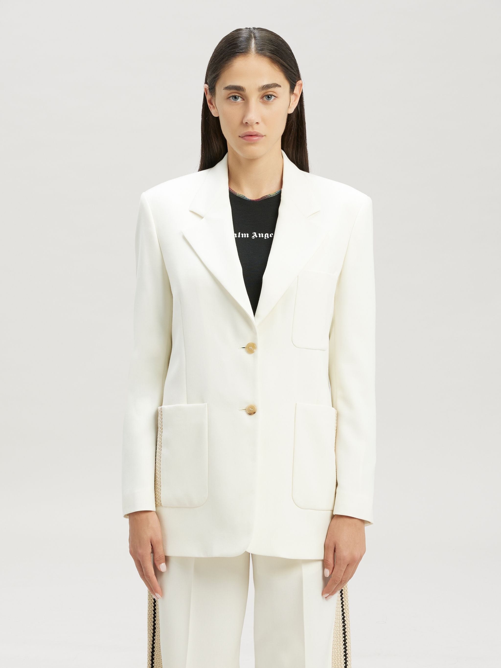 Knit Tape Blazer - 3