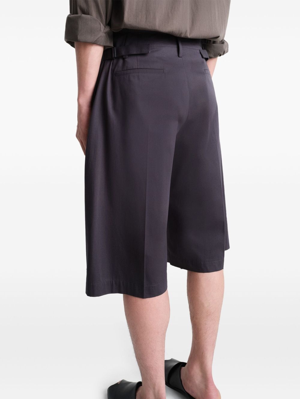 pleated bermuda shorts - 4