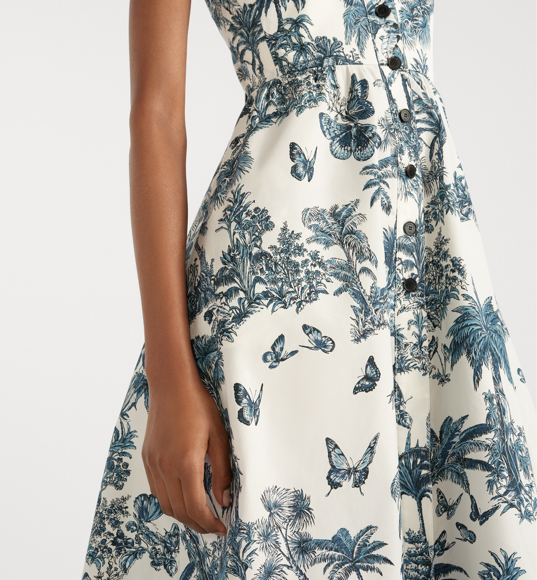 Dioriviera Mid-Length Flared Dress - 5