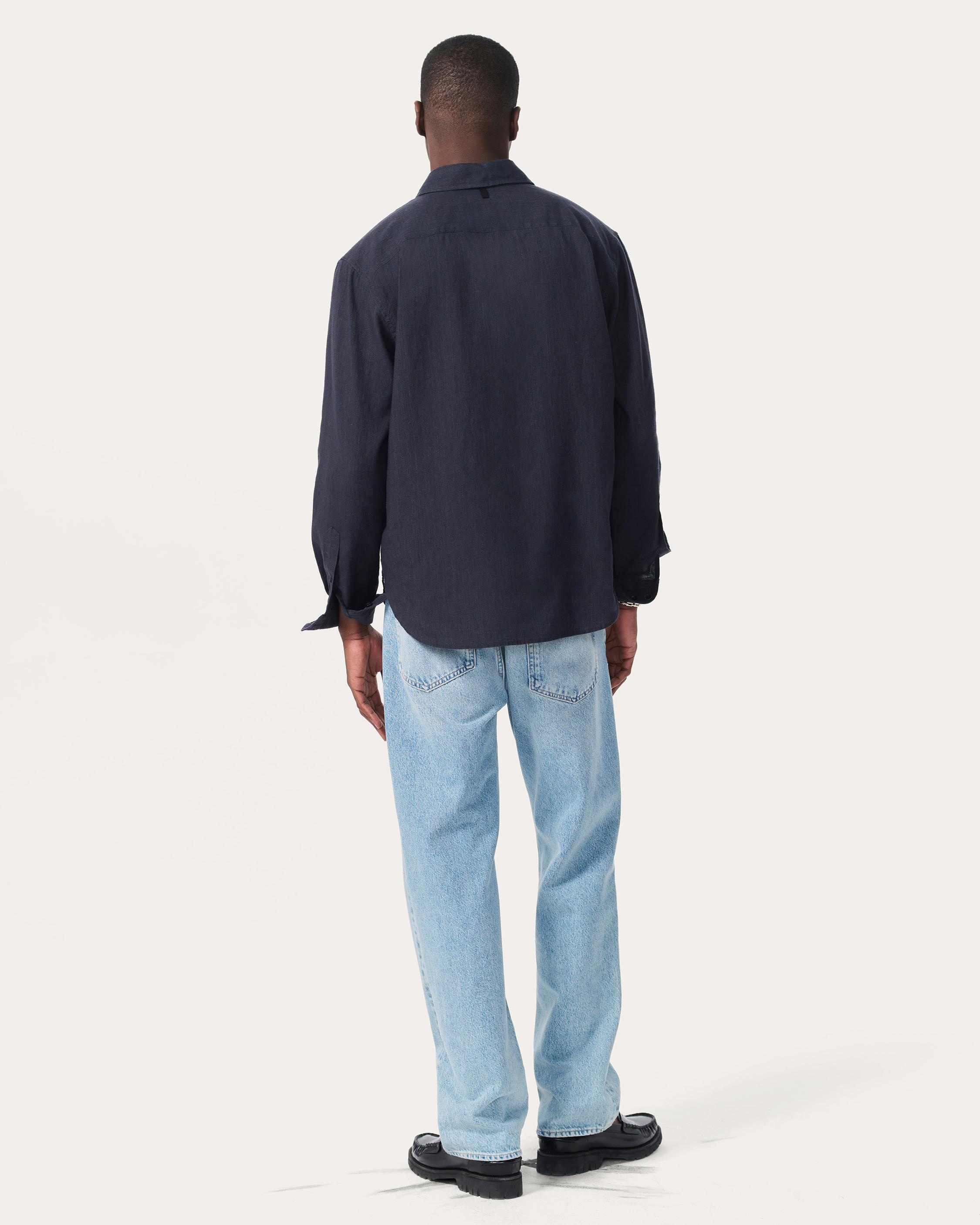Finch Linen-Blend Shirt - 7