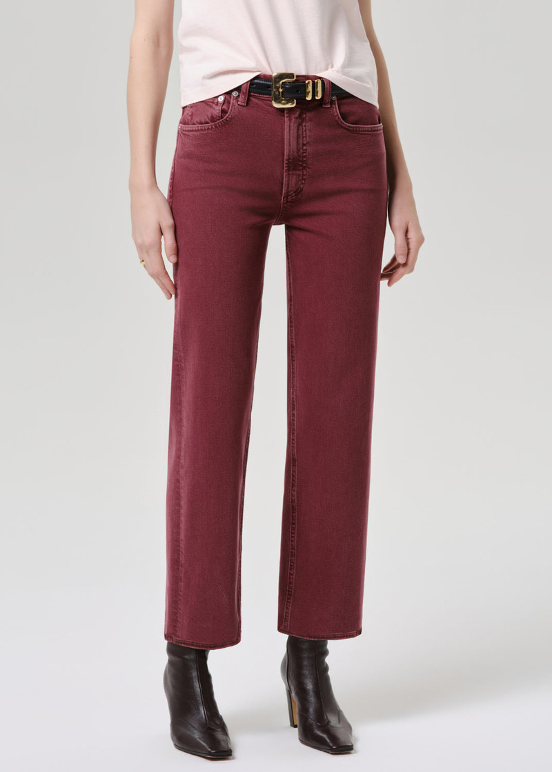 Palma Straight Clean Hem In Chambord - 1