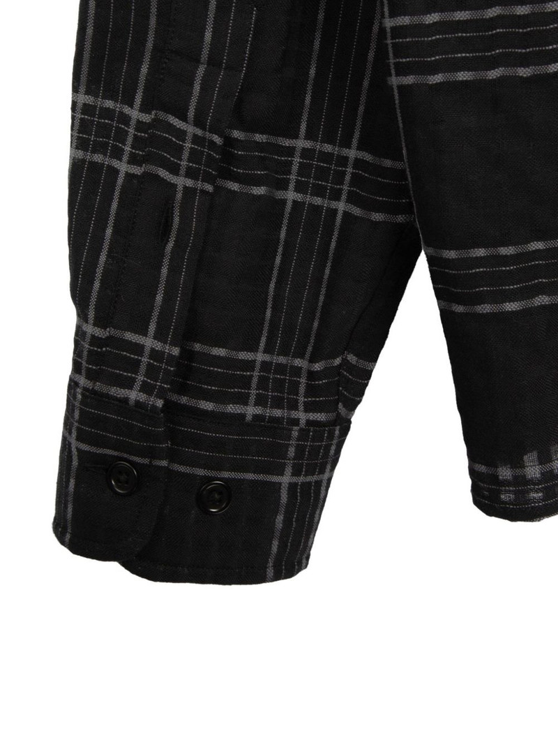 YMC Wray plaid shirt outlook