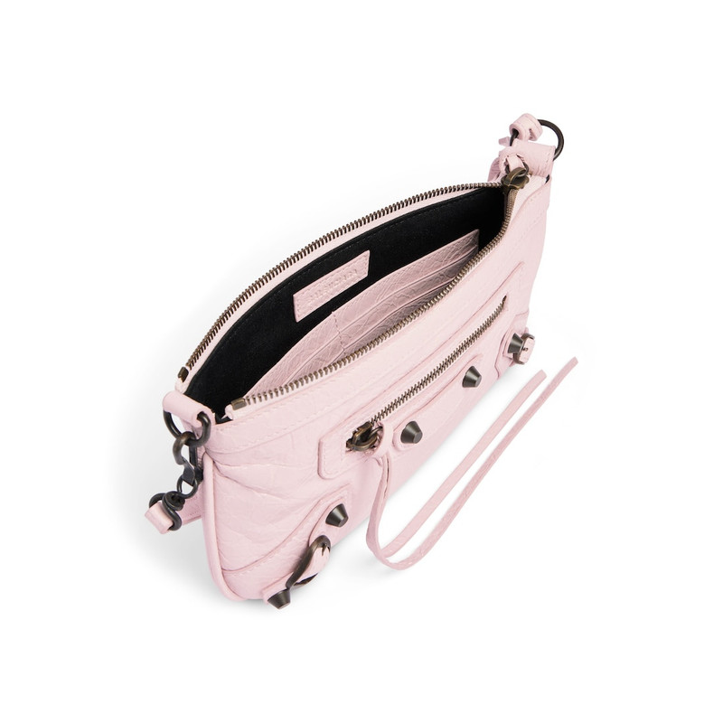 Women's Le City Pouch On Strap in Petal Pink 5
