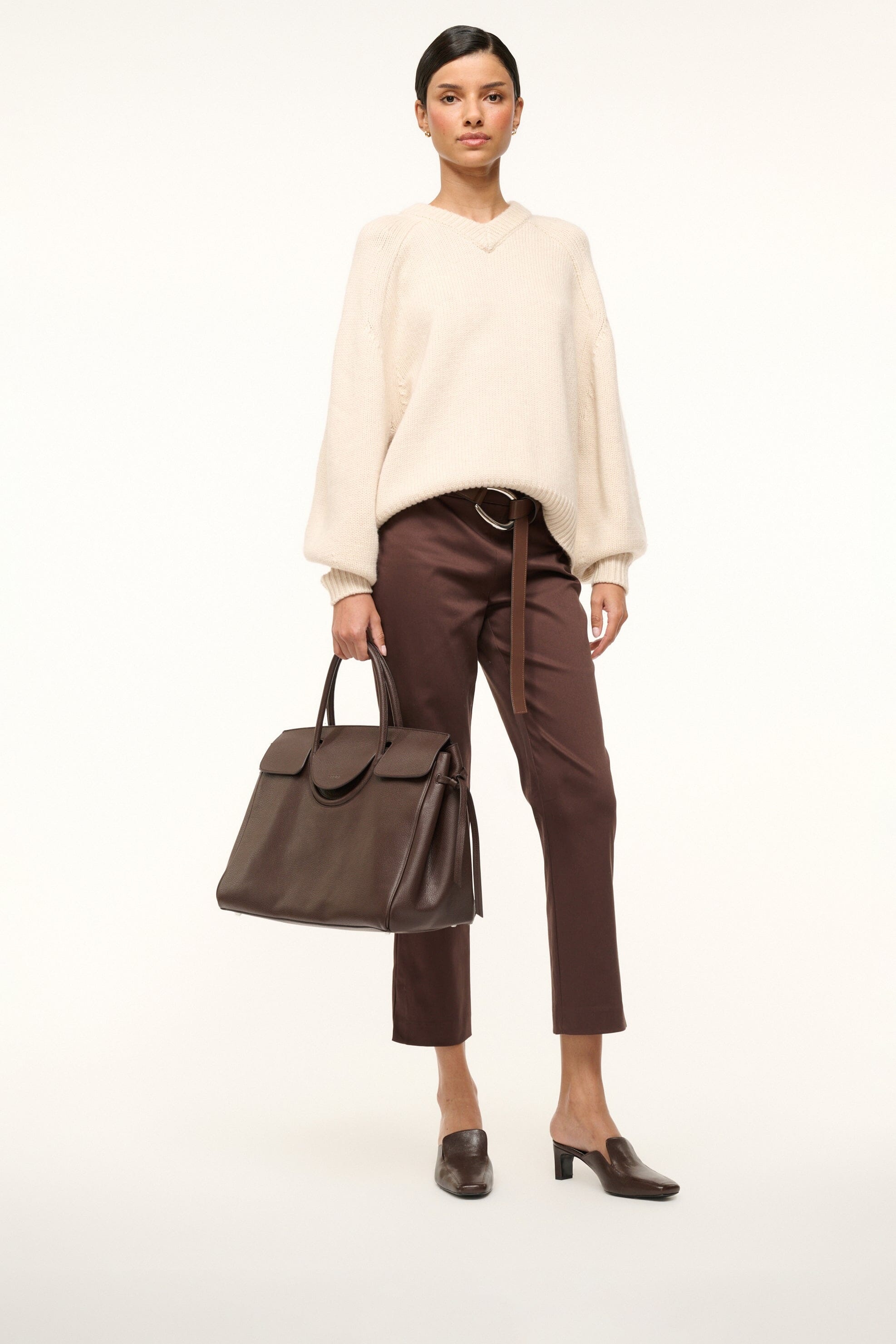STAUD LEE LOAFER MULE ESPRESSO - 2