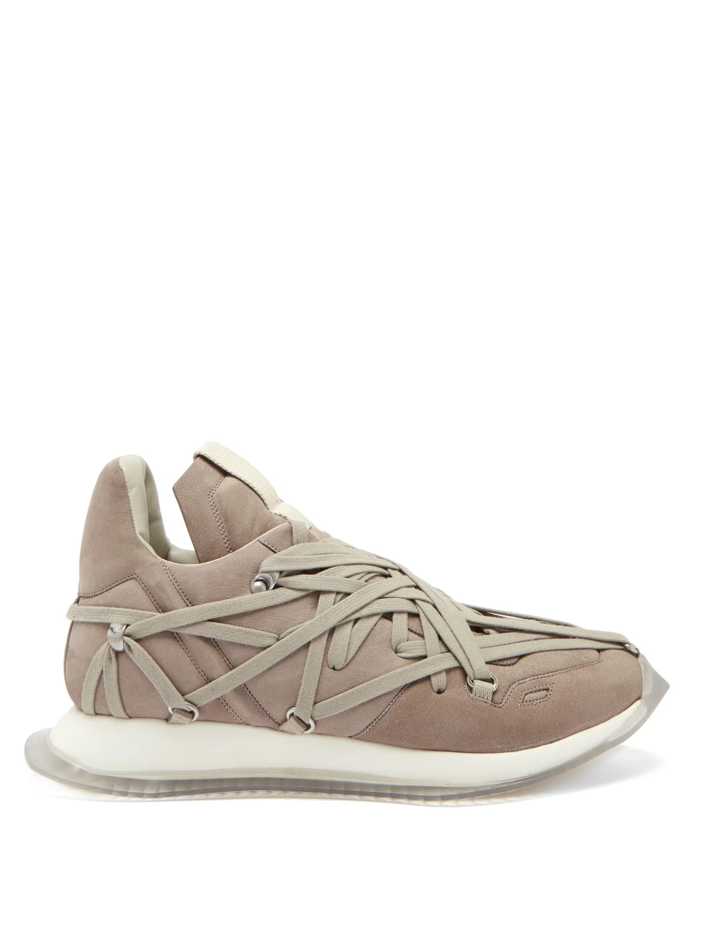 Maximal Runner laced leather trainers - 1