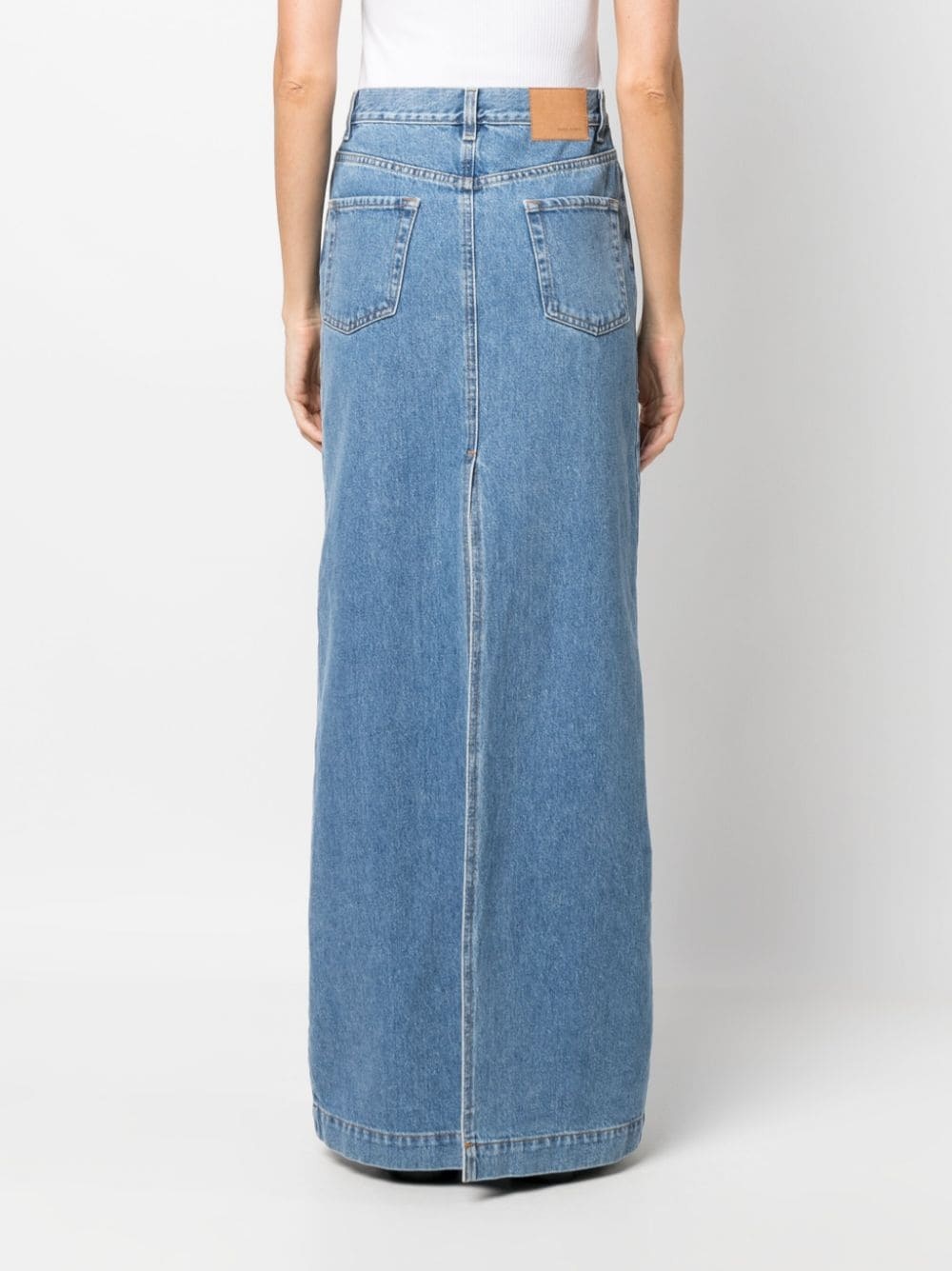 maxi denim skirt - 4
