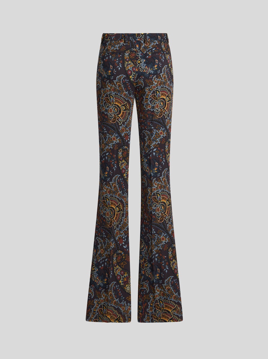 PRINTED CADY TROUSERS - 6