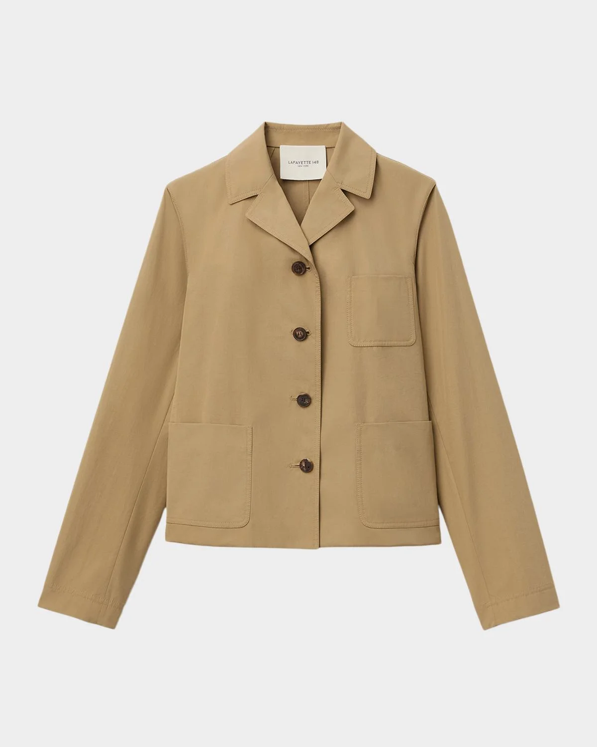 Organic Cotton Poplin Jacket - 1