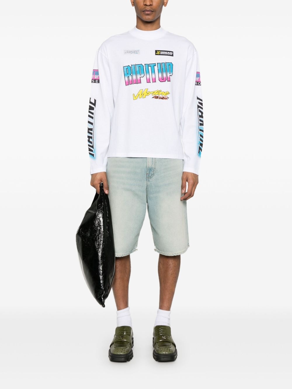 slogan-print T-shirt - 2