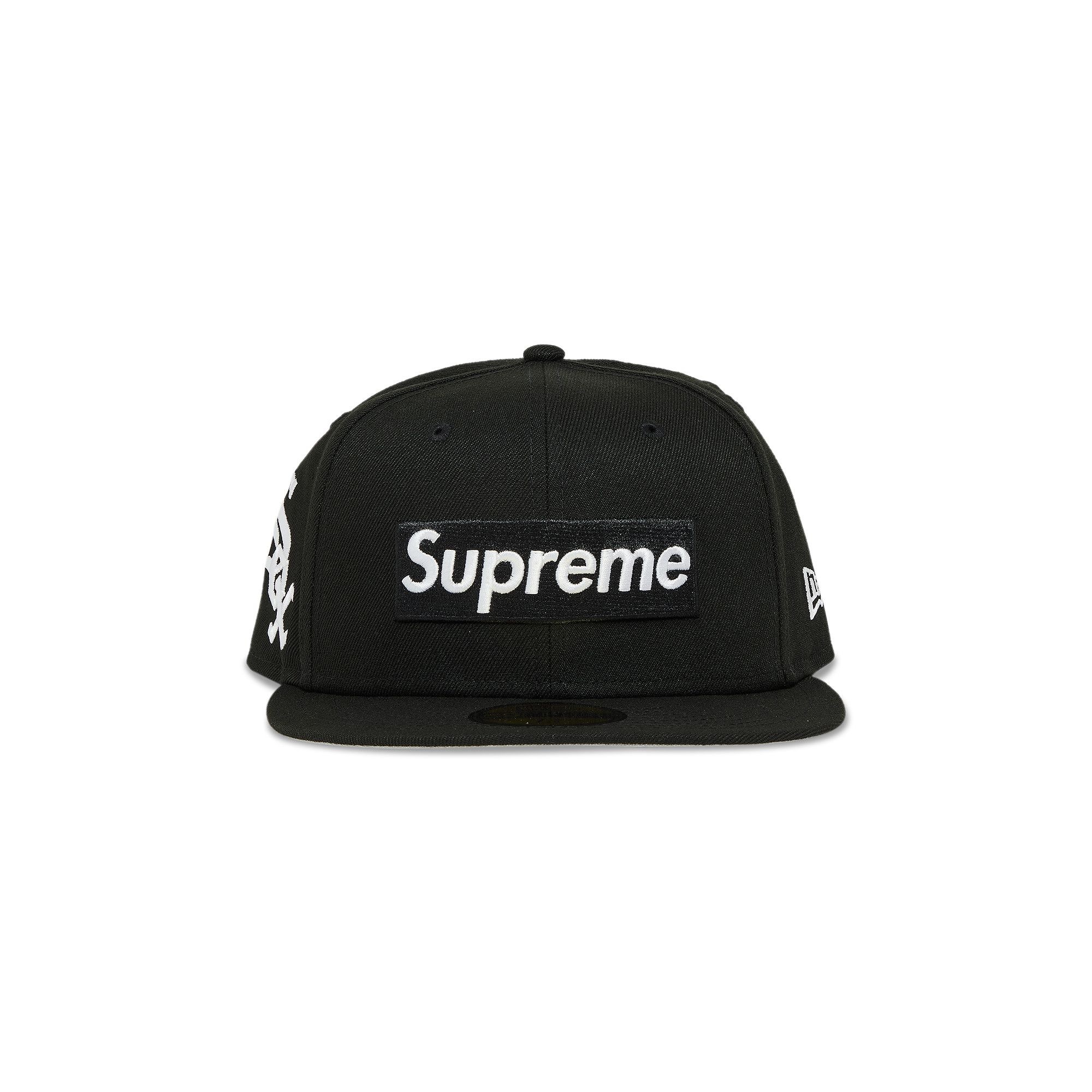 Supreme x MLB Teams Box Logo New Era 'Black - Chicago' - 1