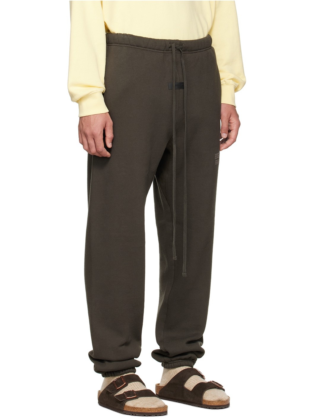 Gray Drawstring Lounge Pants - 2