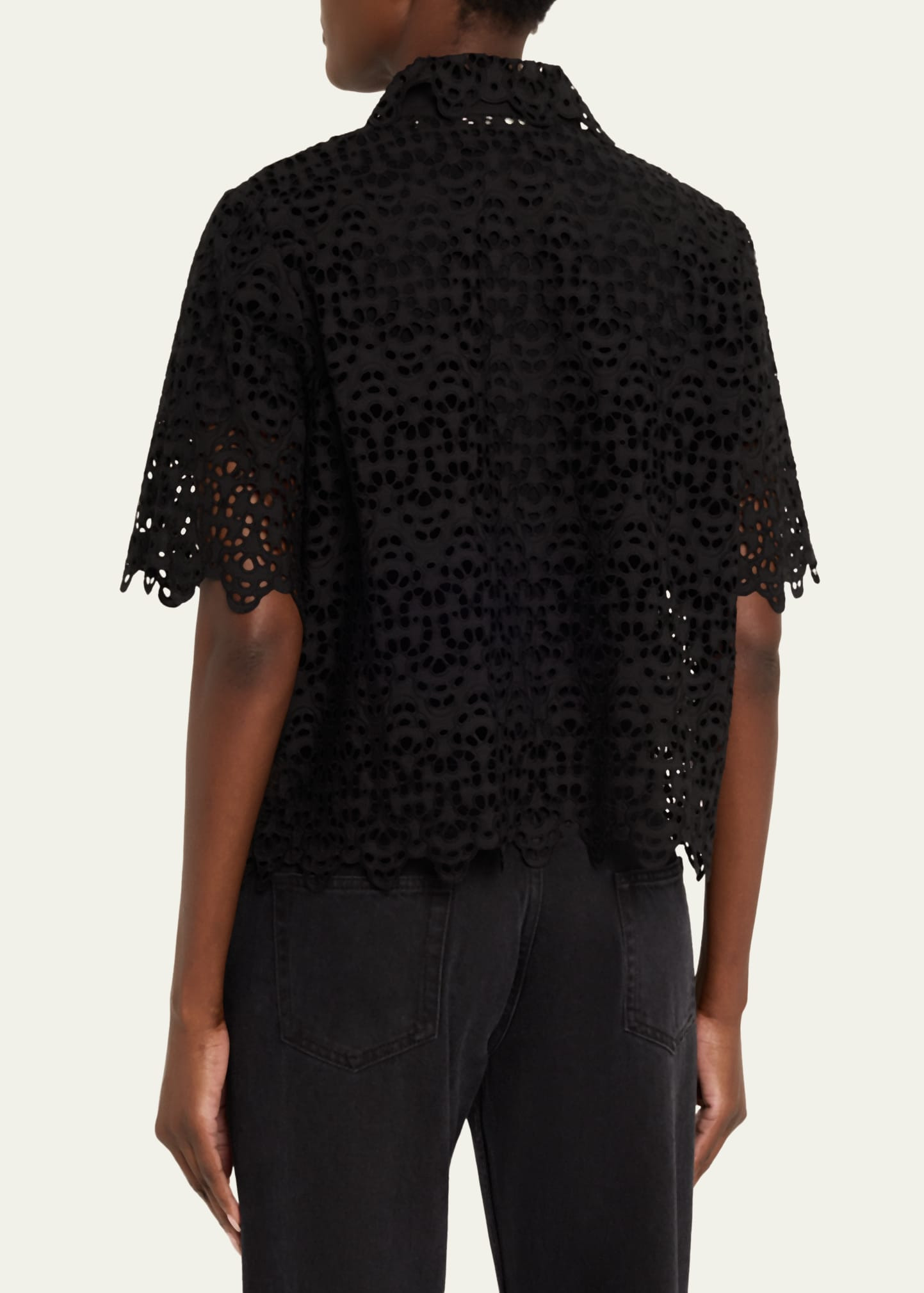 The Deco Eyelet Top - 3