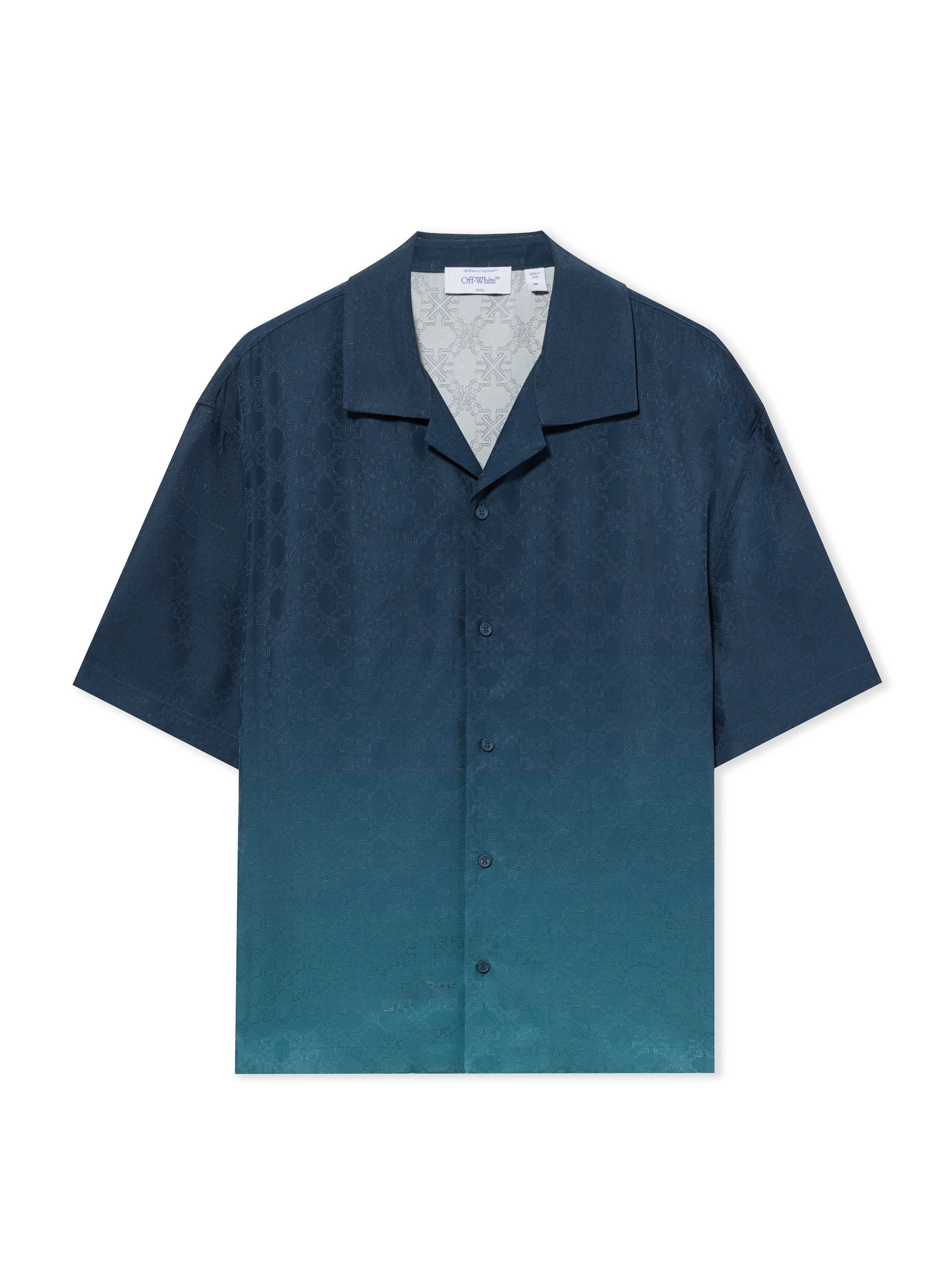 Arrow Monogram Jacquard Bowling Shirt - 1
