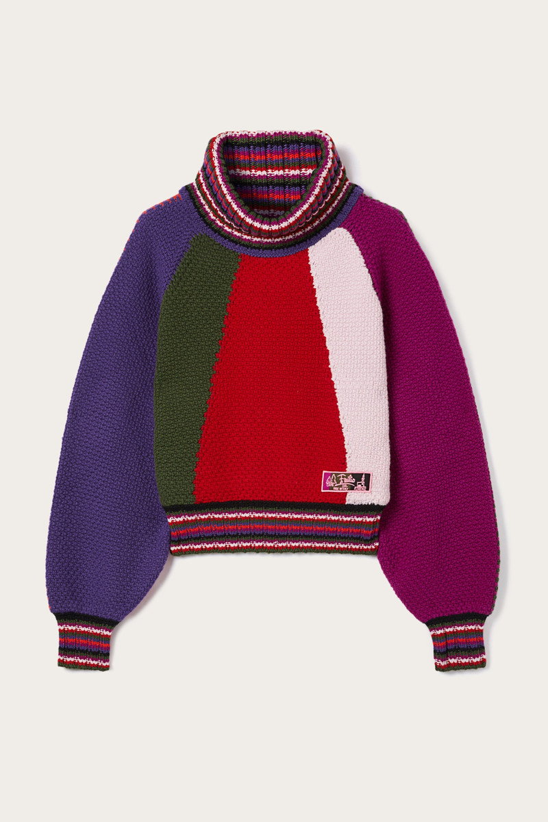 COLOR BLOCK SWEATER 1