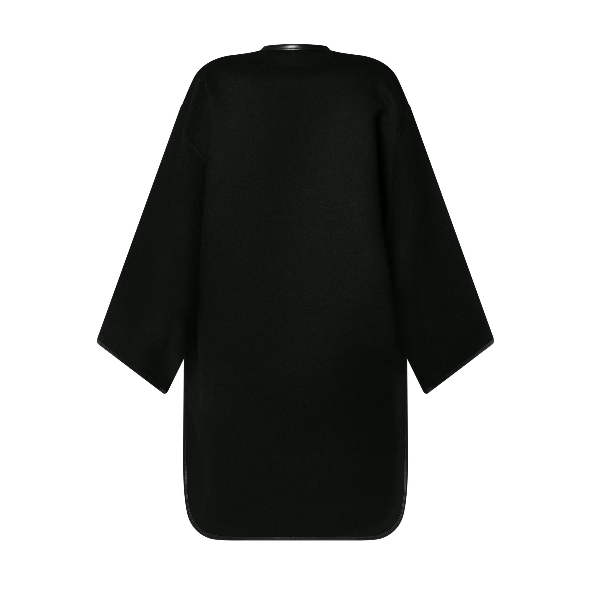 Double Face Toggle Detail Coat - 3