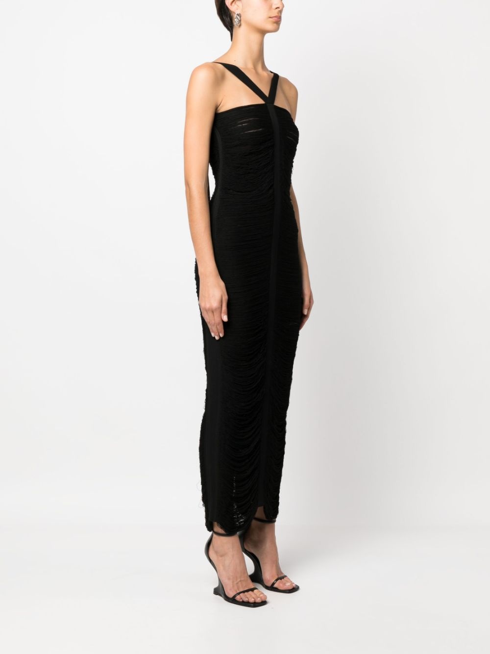 sleeveless knitted dress - 3