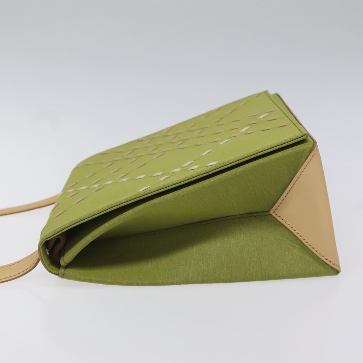 Burberry Nova Check Shoulder Bag Canvas Green - 5