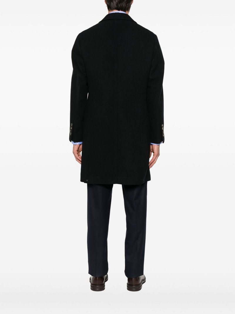 button-fastening patch-pocket coat 4