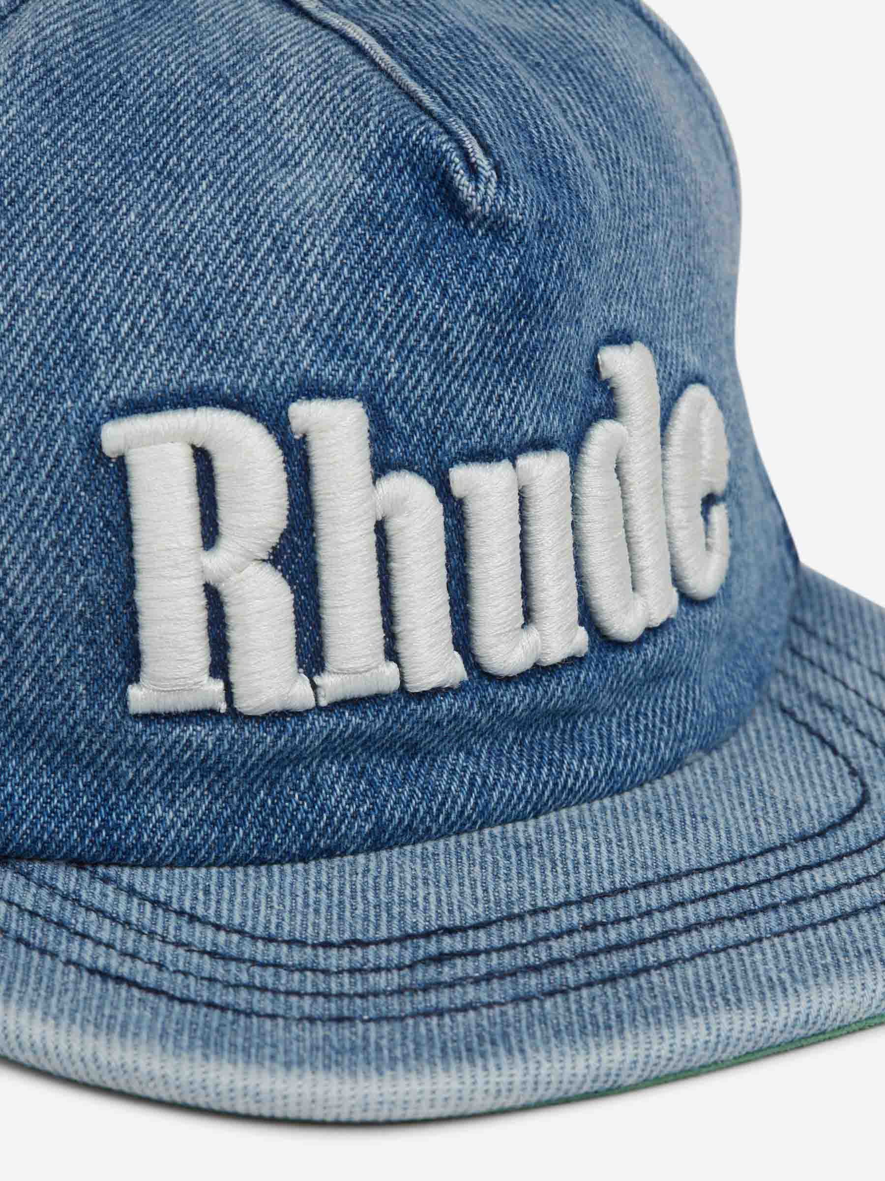 DENIM LOGO CAP - 4