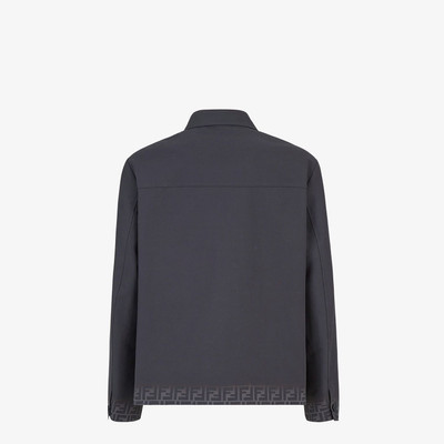 FENDI Black gabardine jacket outlook