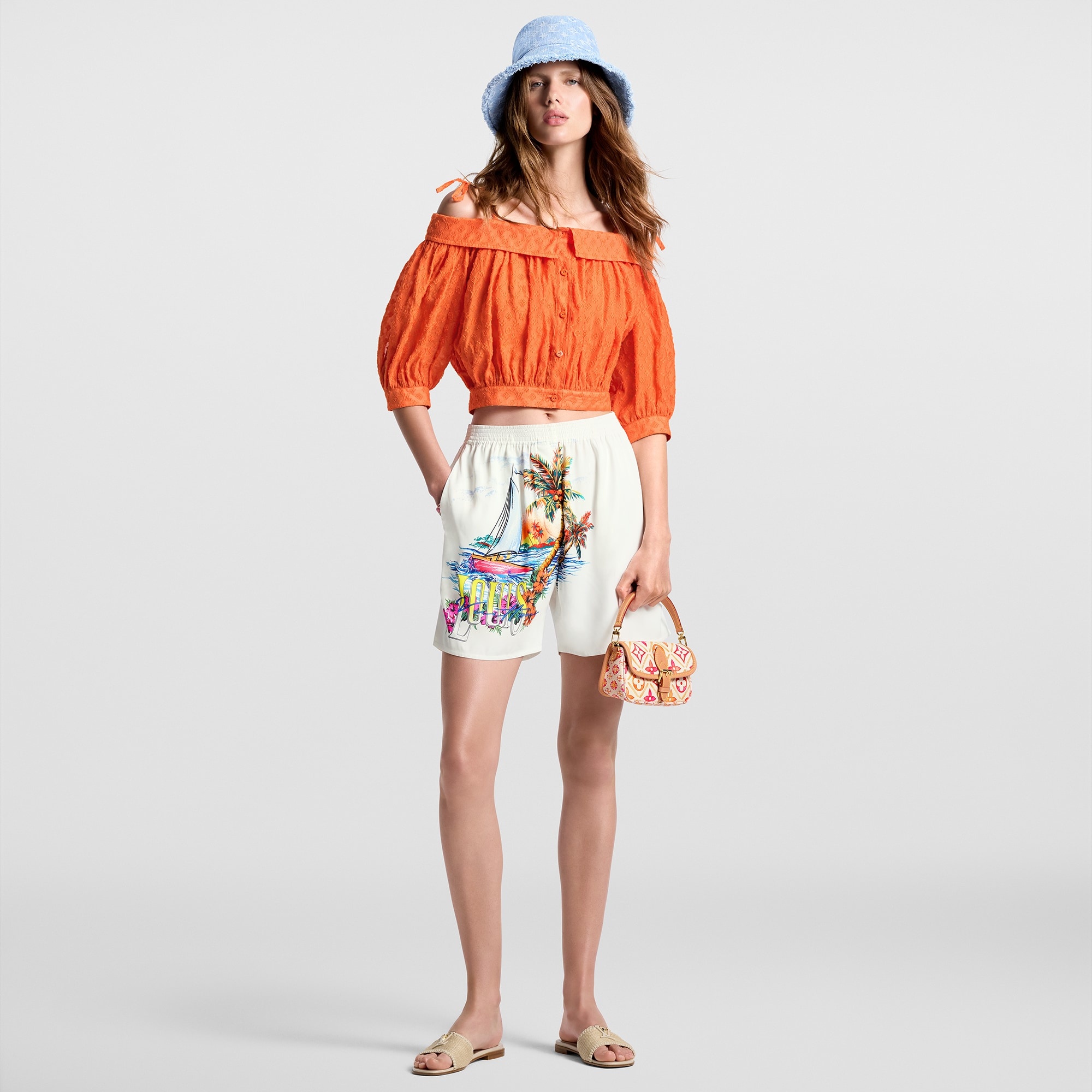 Sunset Sailboat Pajama Shorts - 4