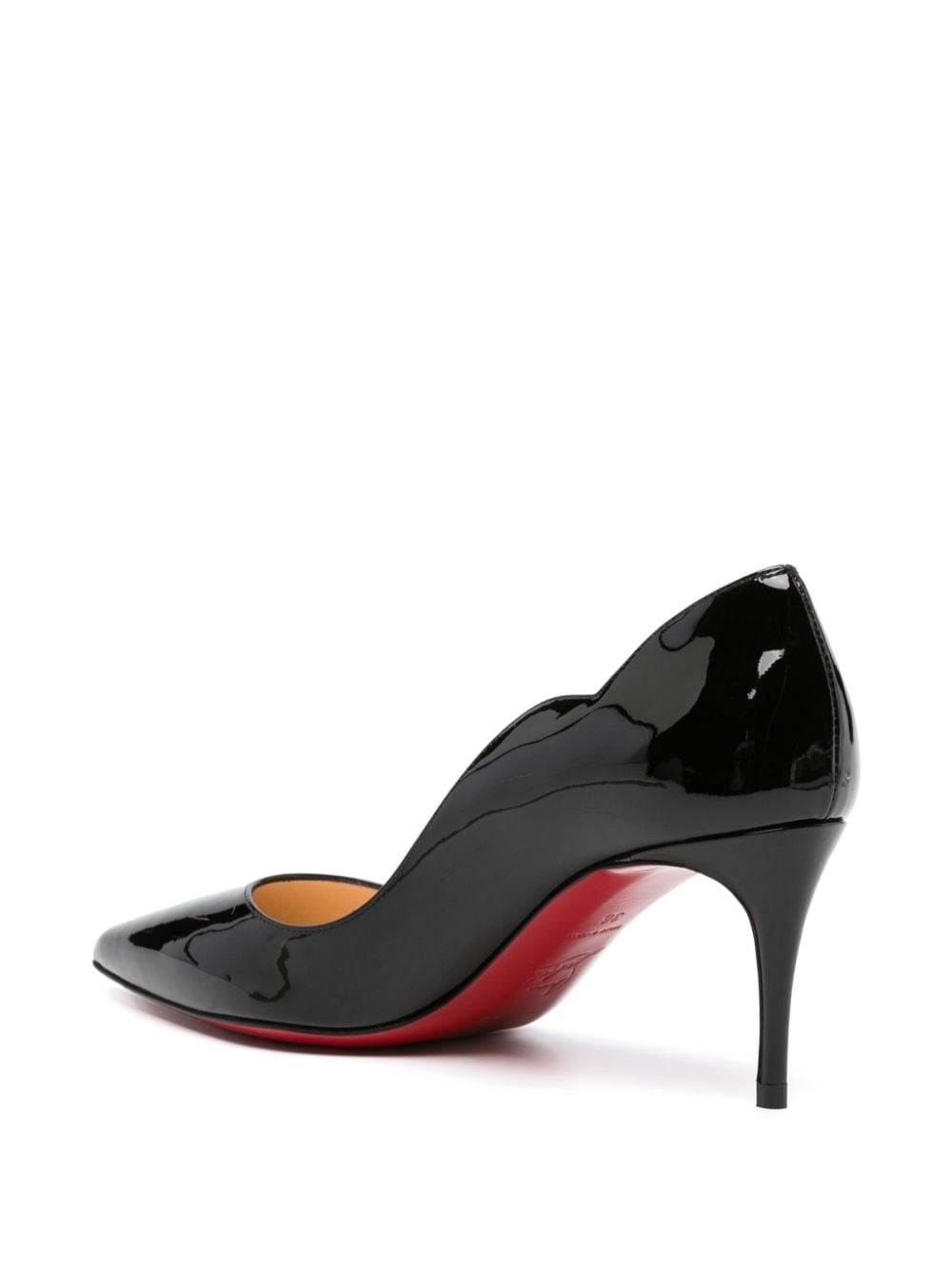 Hot Chick 70mm patent-finish pumps - 3