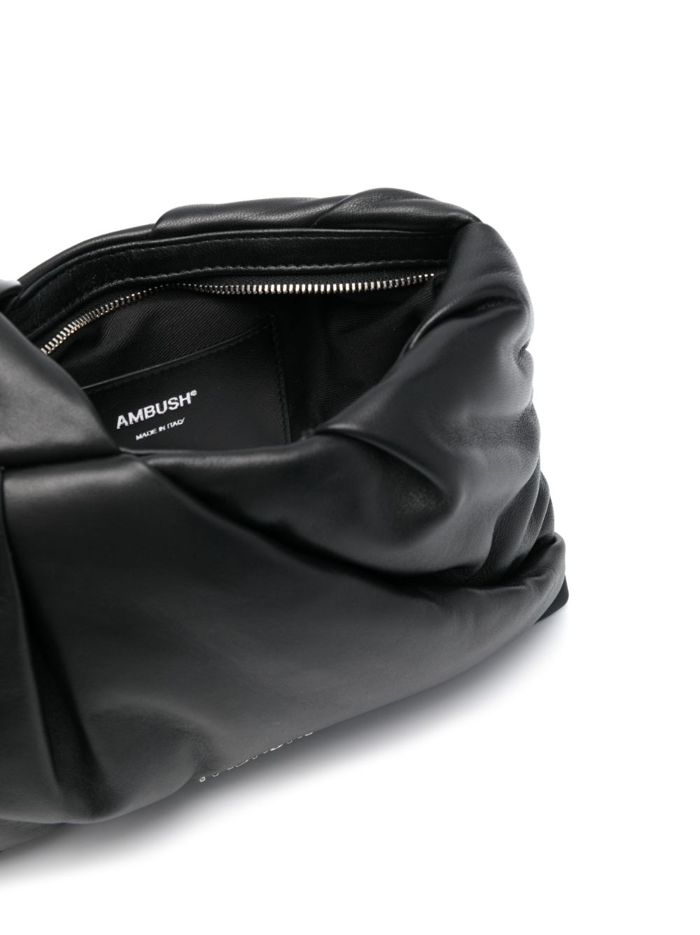 Nejiri leather clutch bag - 5