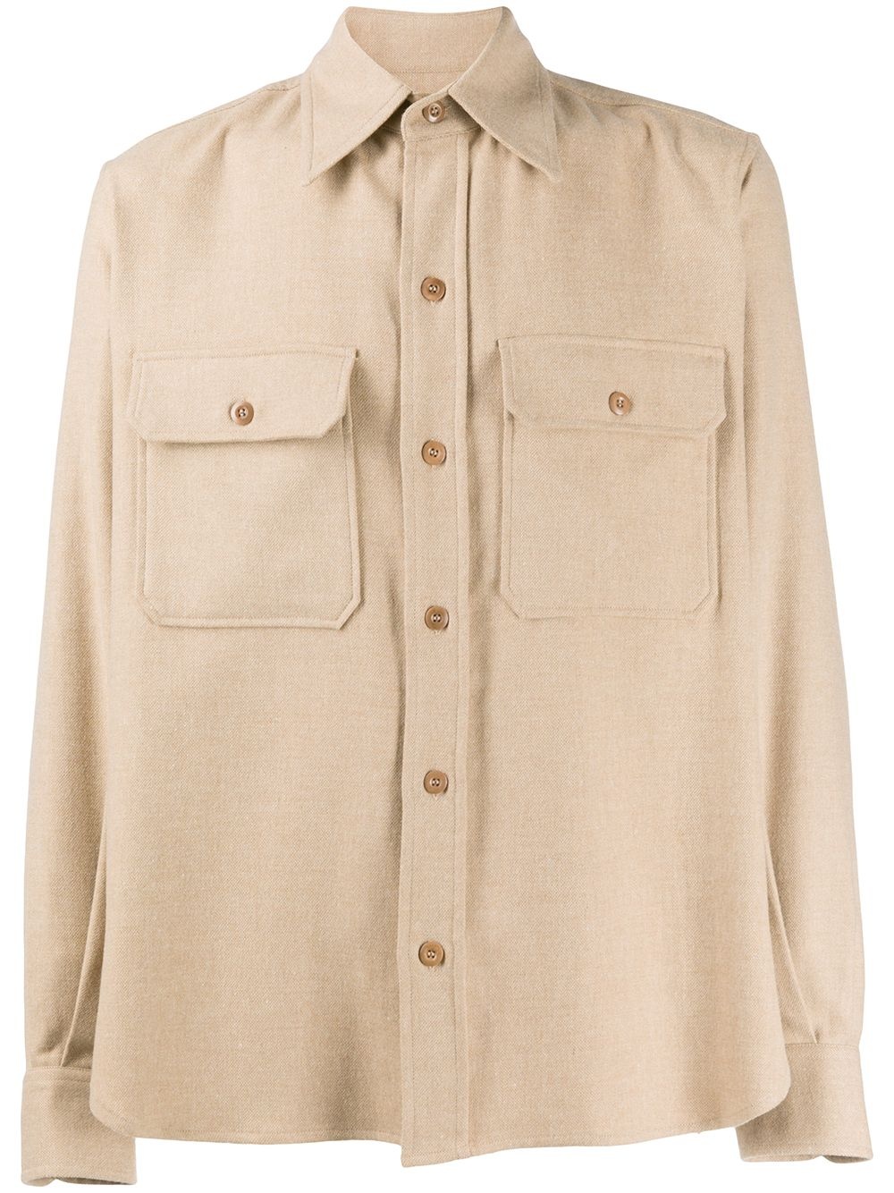 classic-wide fit with buttoned chest pocket - 1