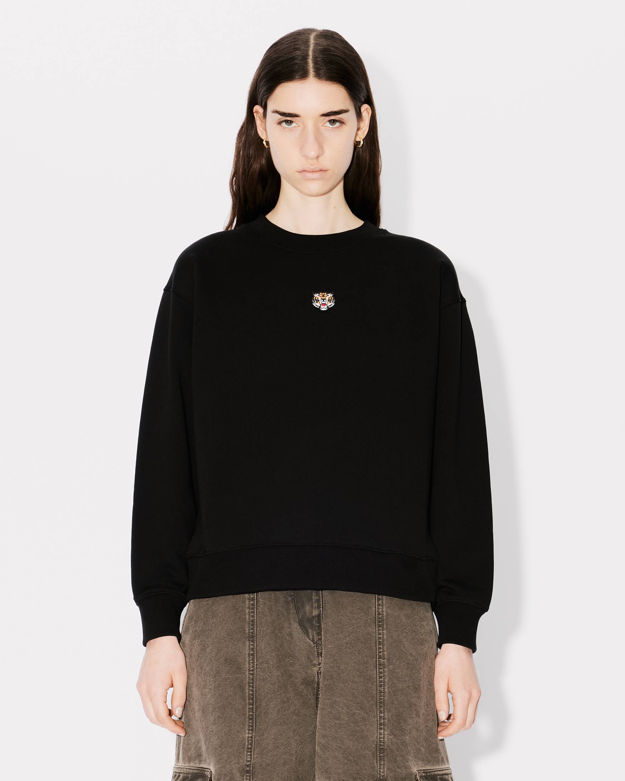 'Lucky Tiger' classic embroidered sweatshirt - 3