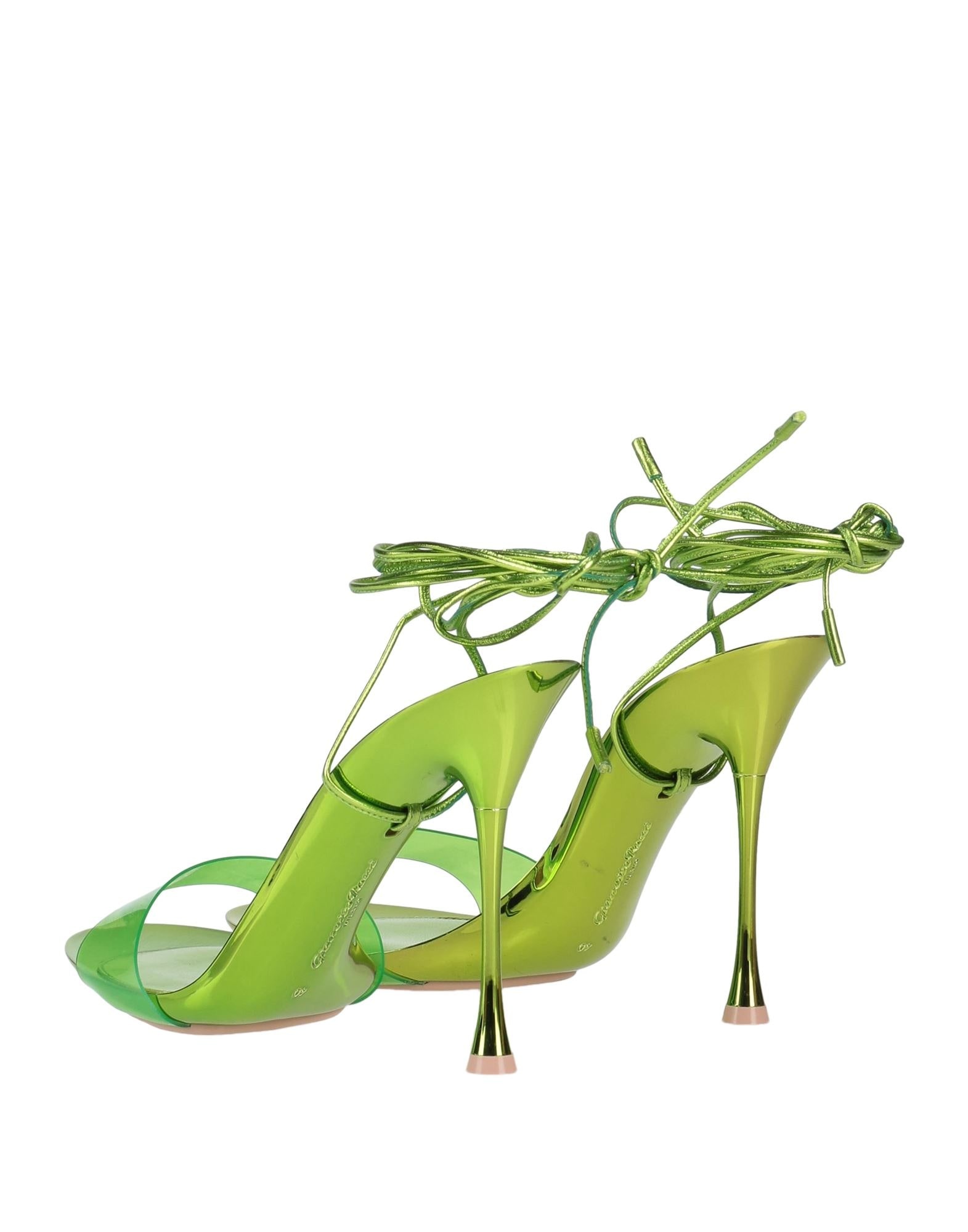 Acid green Women's Sandals - 3