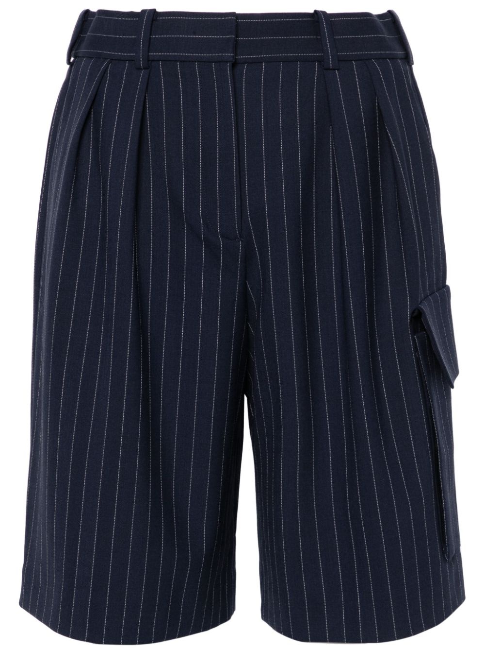 pinstripe bermuda shorts - 1