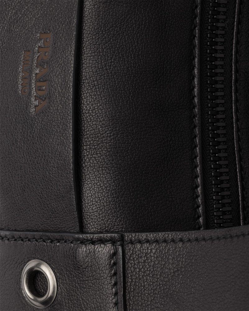 Large leather top-handle bag 5