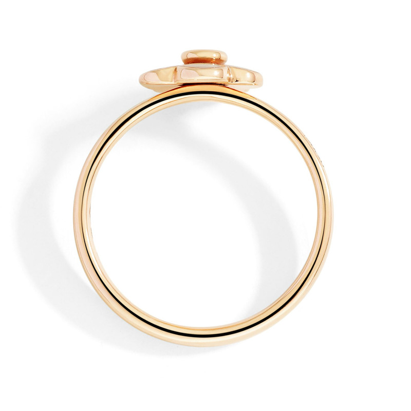 DoDo ROSE GOLD, ENAMEL & DIAMOND FLOWER RING outlook
