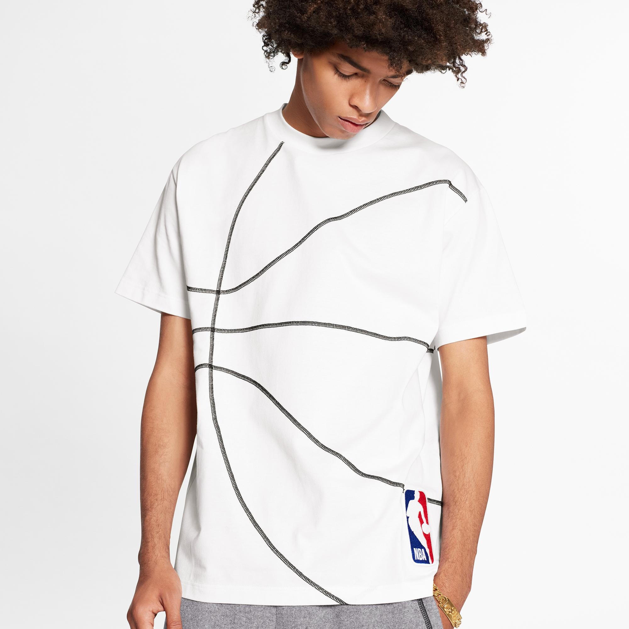 LVxNBA Embroidery Detail T-Shirt - 3