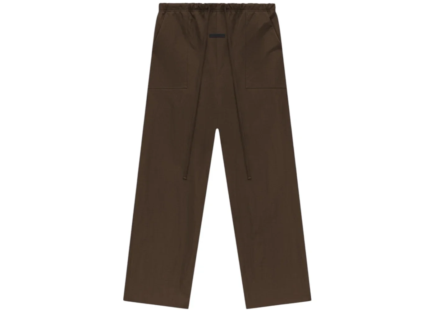 Fear of God Essentials Textured Nylon Utility Pant Brown - 1