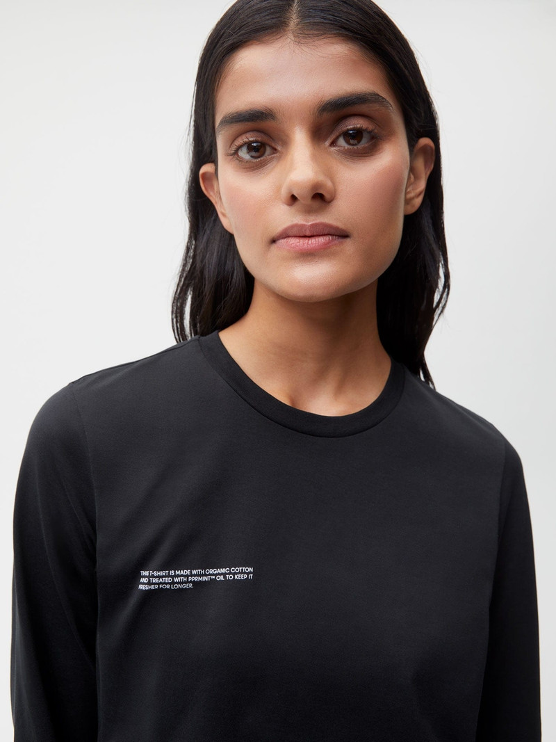 Women's 365 Lightweight Fitted Long Sleeve T-shirt - Black 4