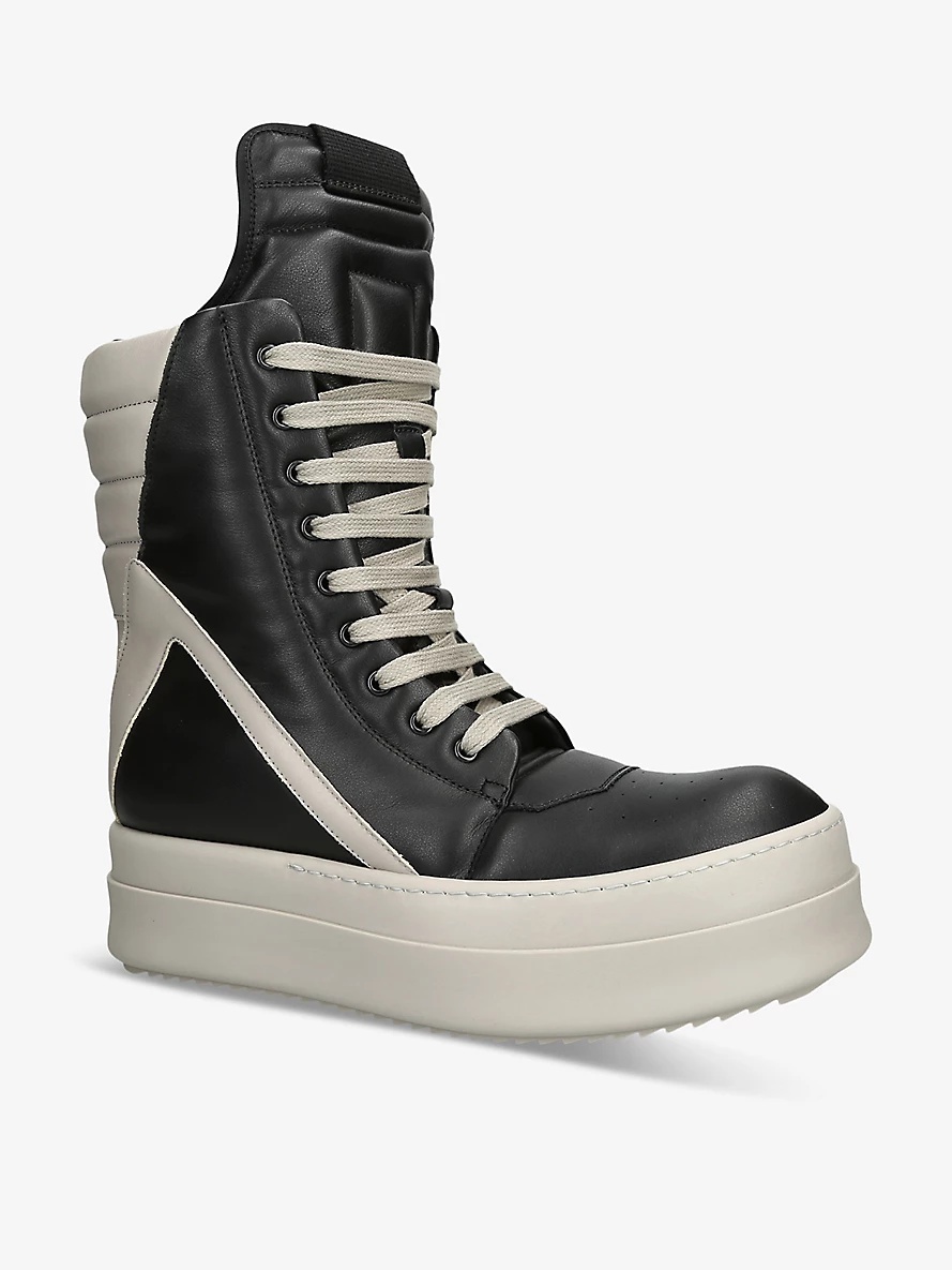 Mega Geobasket leather high-top trainers - 3