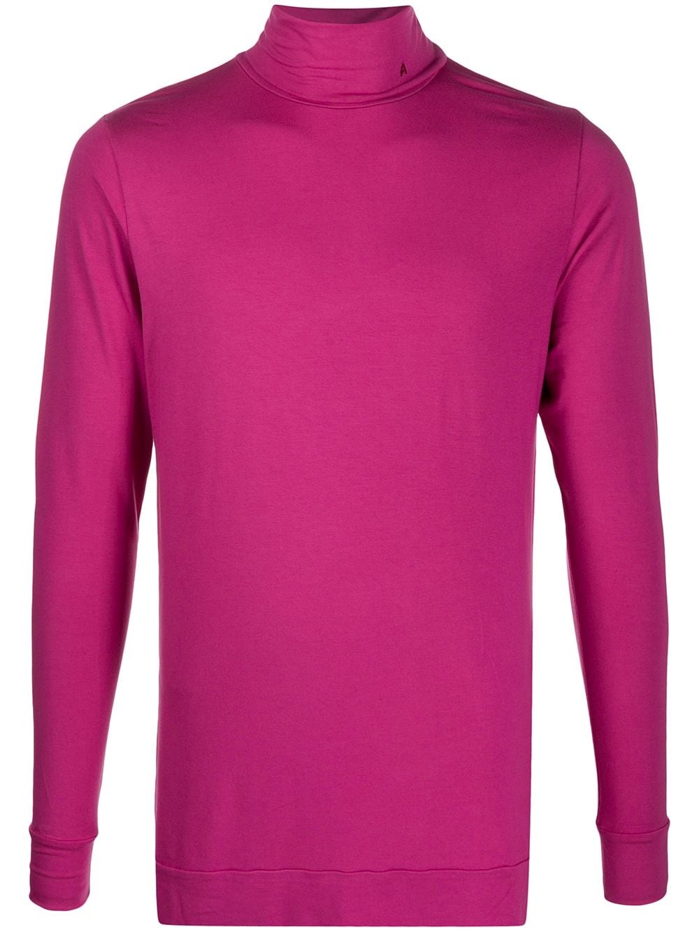 pink roll-neck jumper - 1