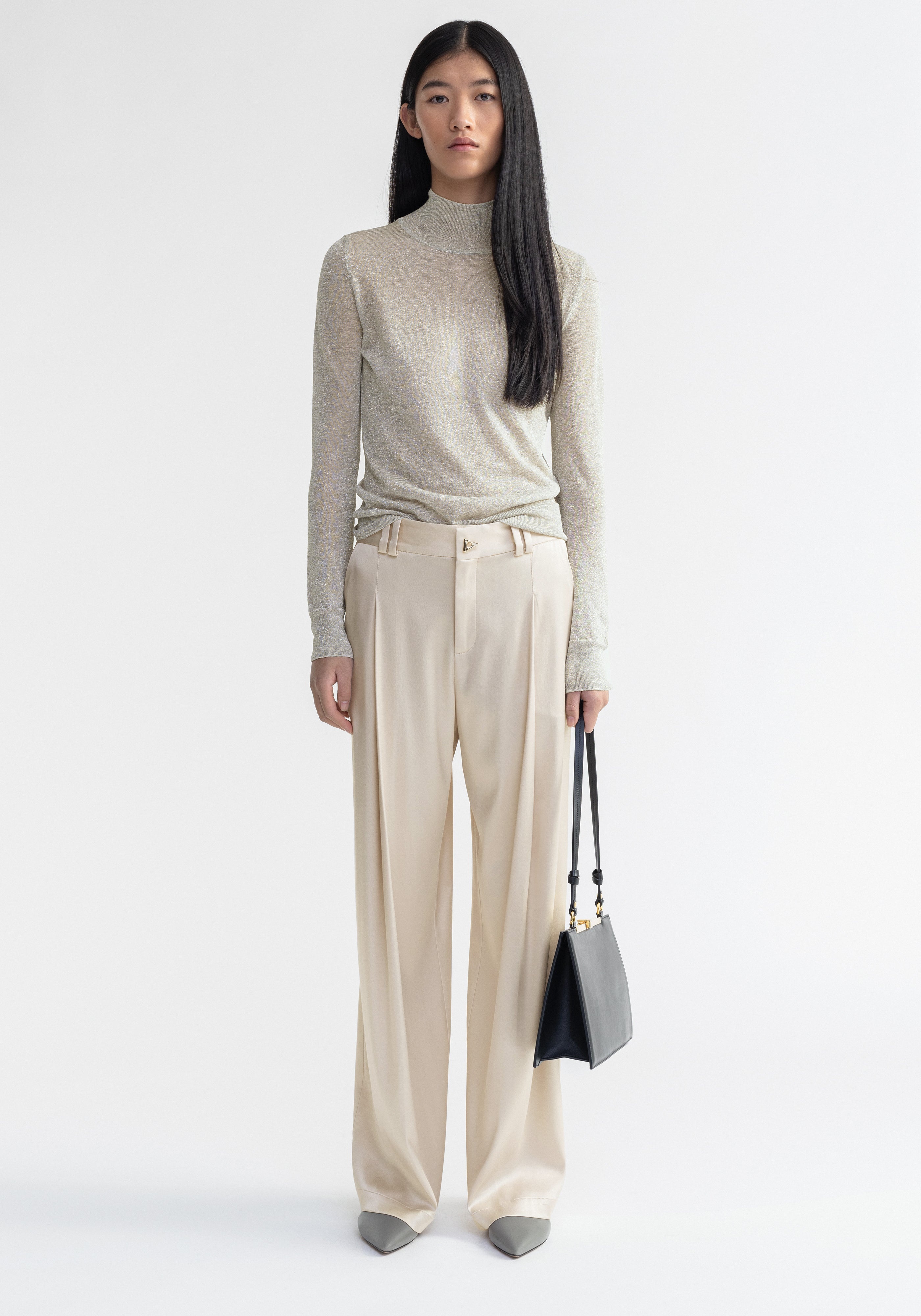 WELLEN
Satin wide-leg pants - 2