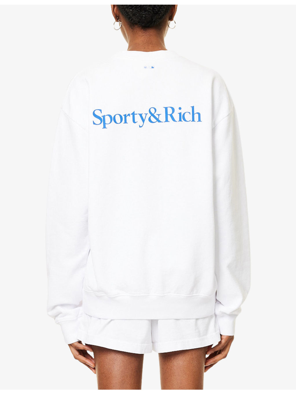 Dodgers Serif Round-Neck Cotton-Jersey Sweatshirt - 4