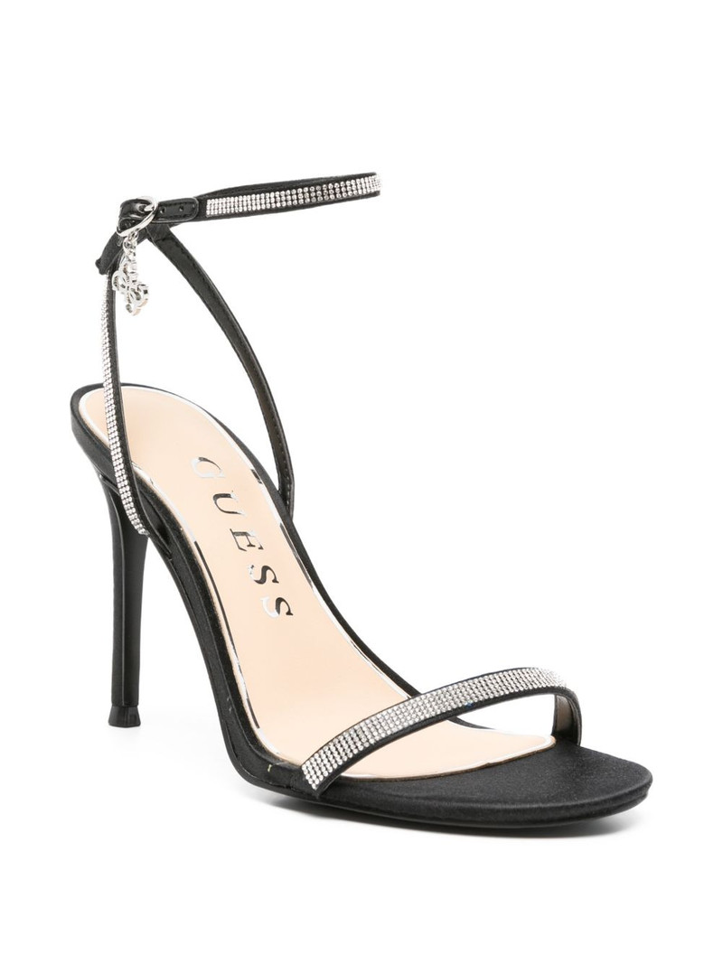 GUESS USA charm-detail sandals outlook