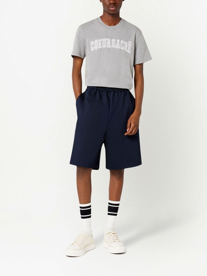 AMI Paris Elasticated Waist Shorts outlook