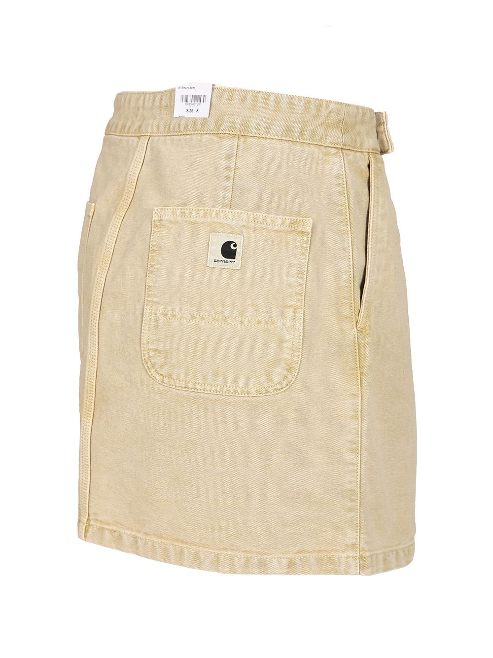 W' Emery Skirt Organic Cotton Dearborn Canvas Skirts Beige - 3