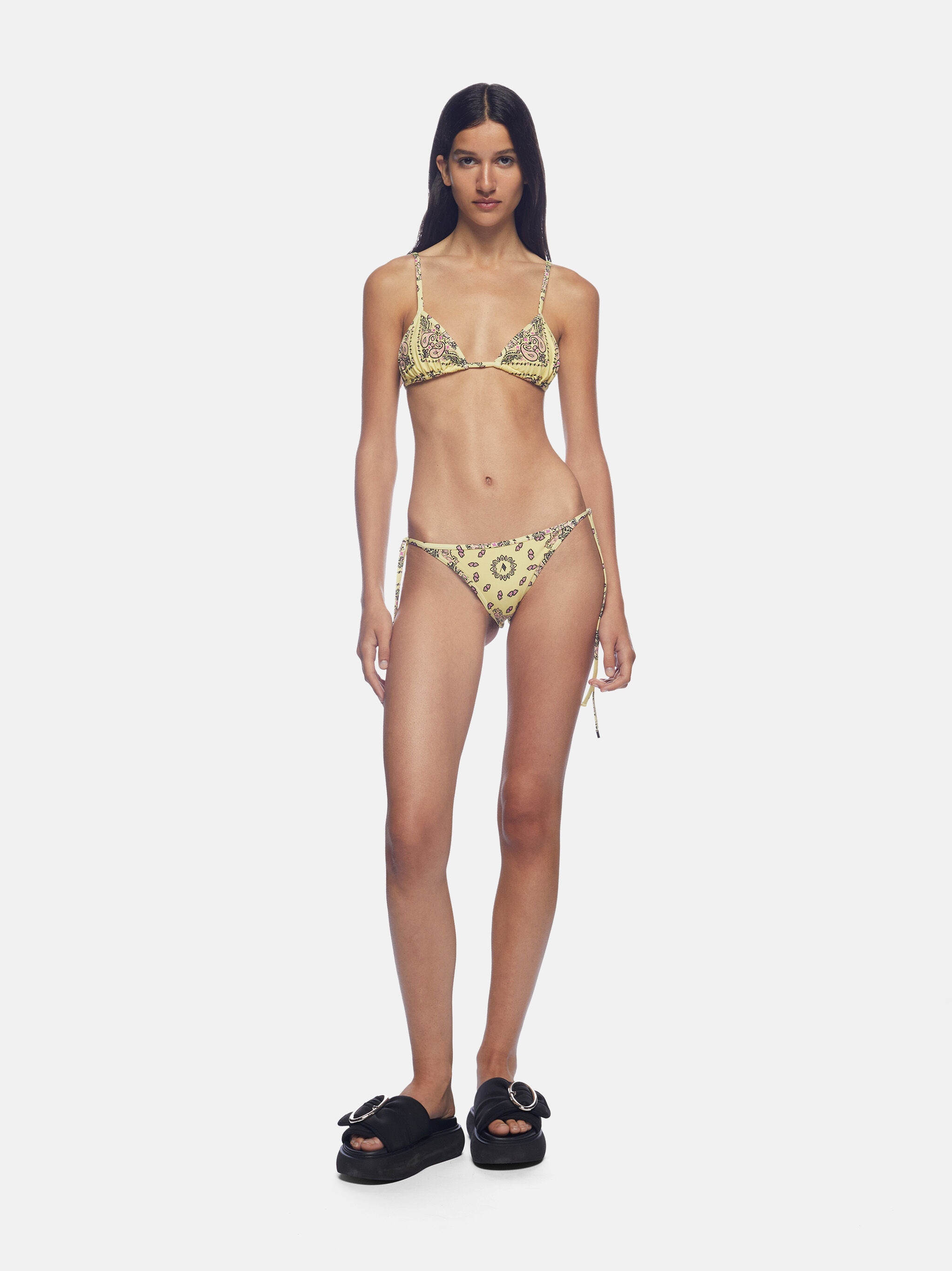 BANANA, BLACK AND FUCHSIA BIKINI - 3