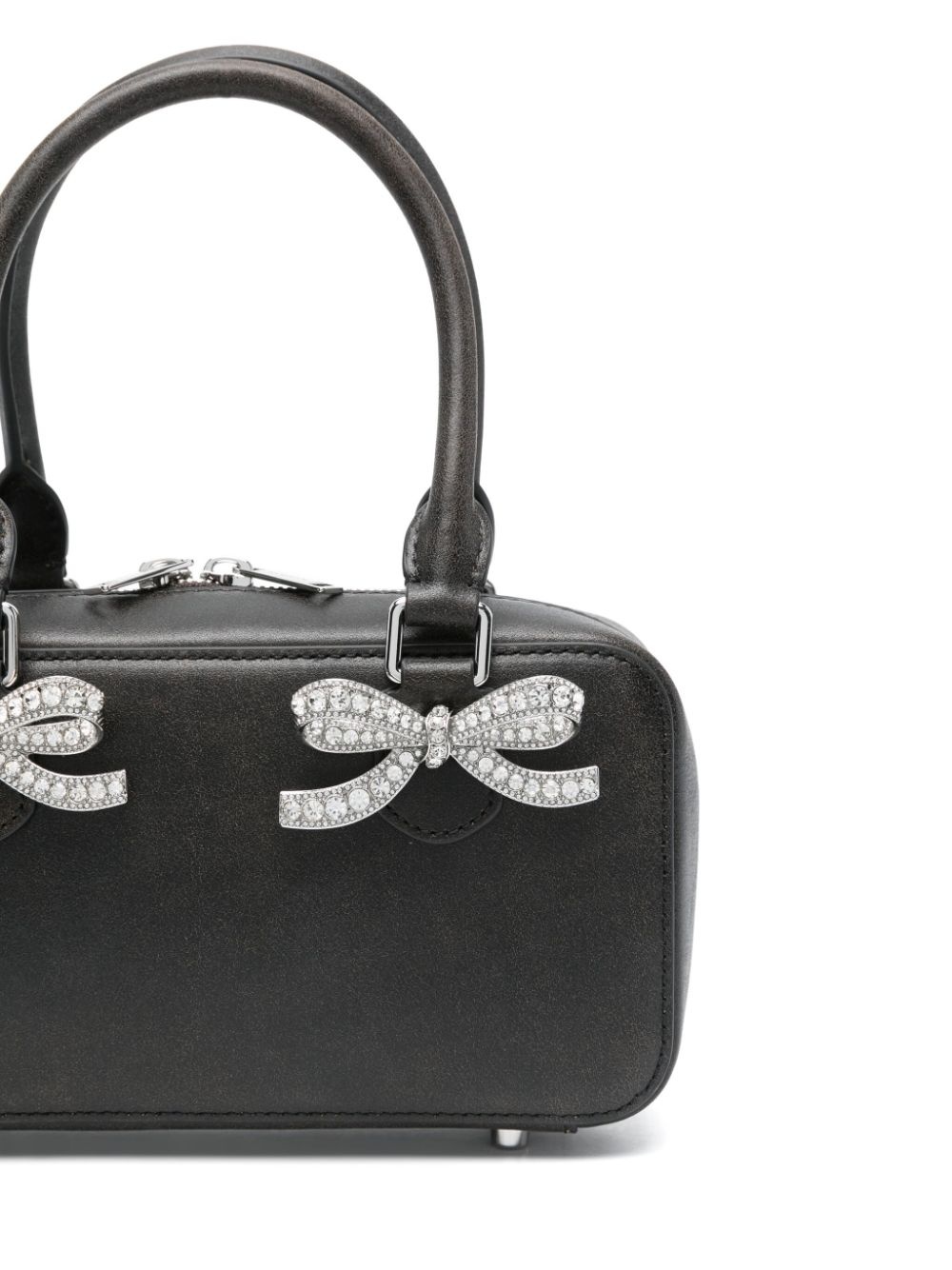mini leather tote bag - 4