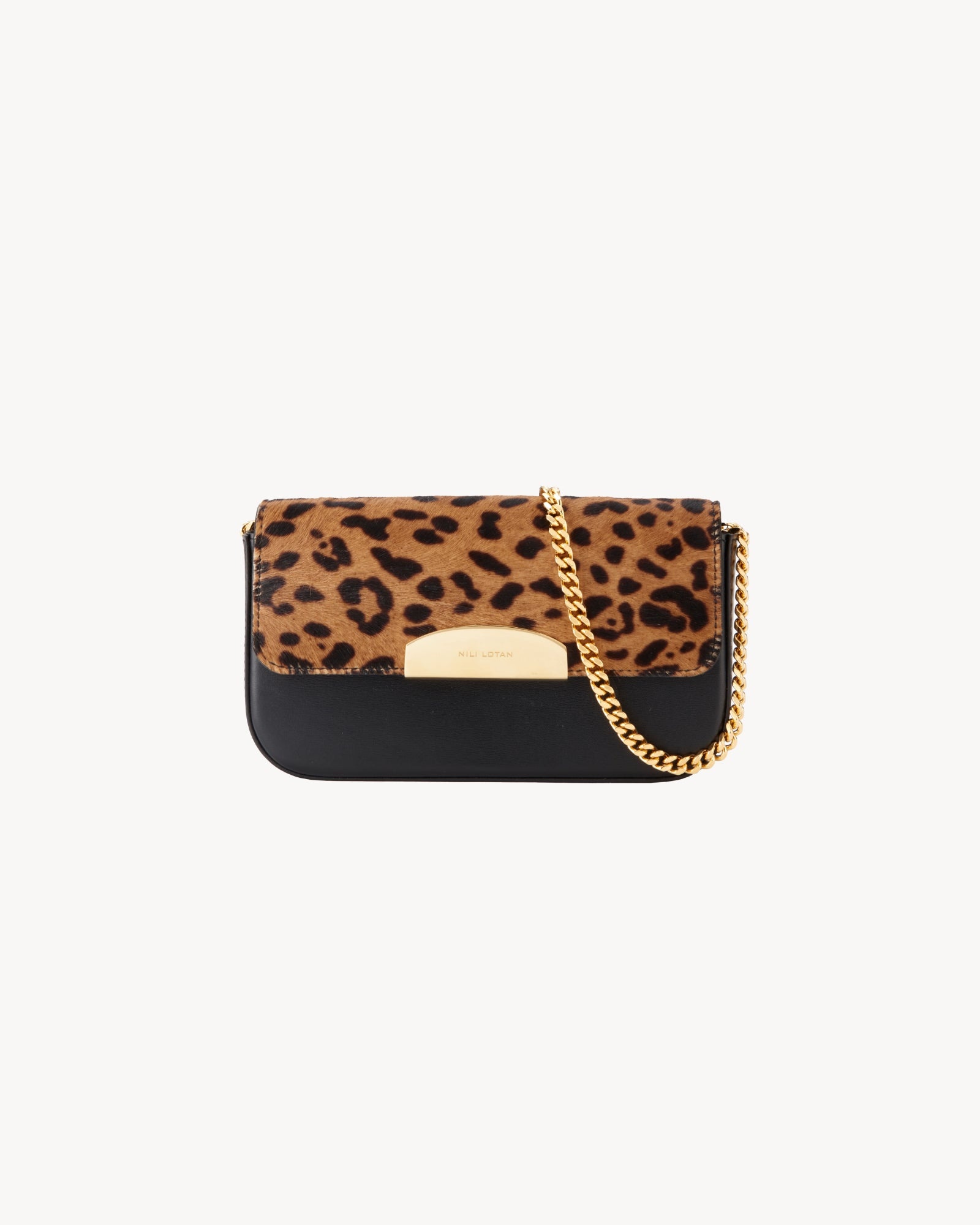 LE MIA LEOPARD CHAIN BAG - 1