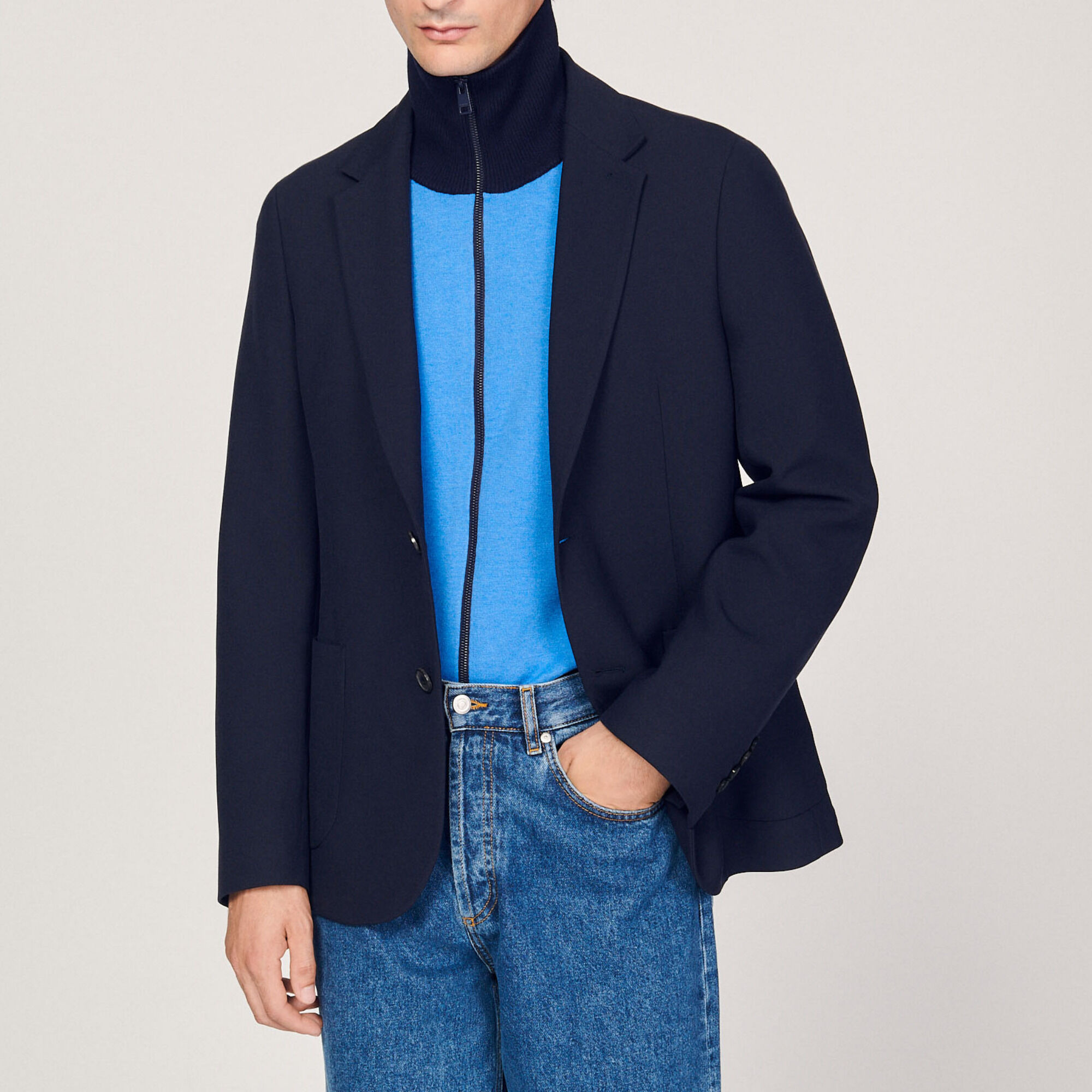 UNSTRUCTURED SUIT JACKET - 2