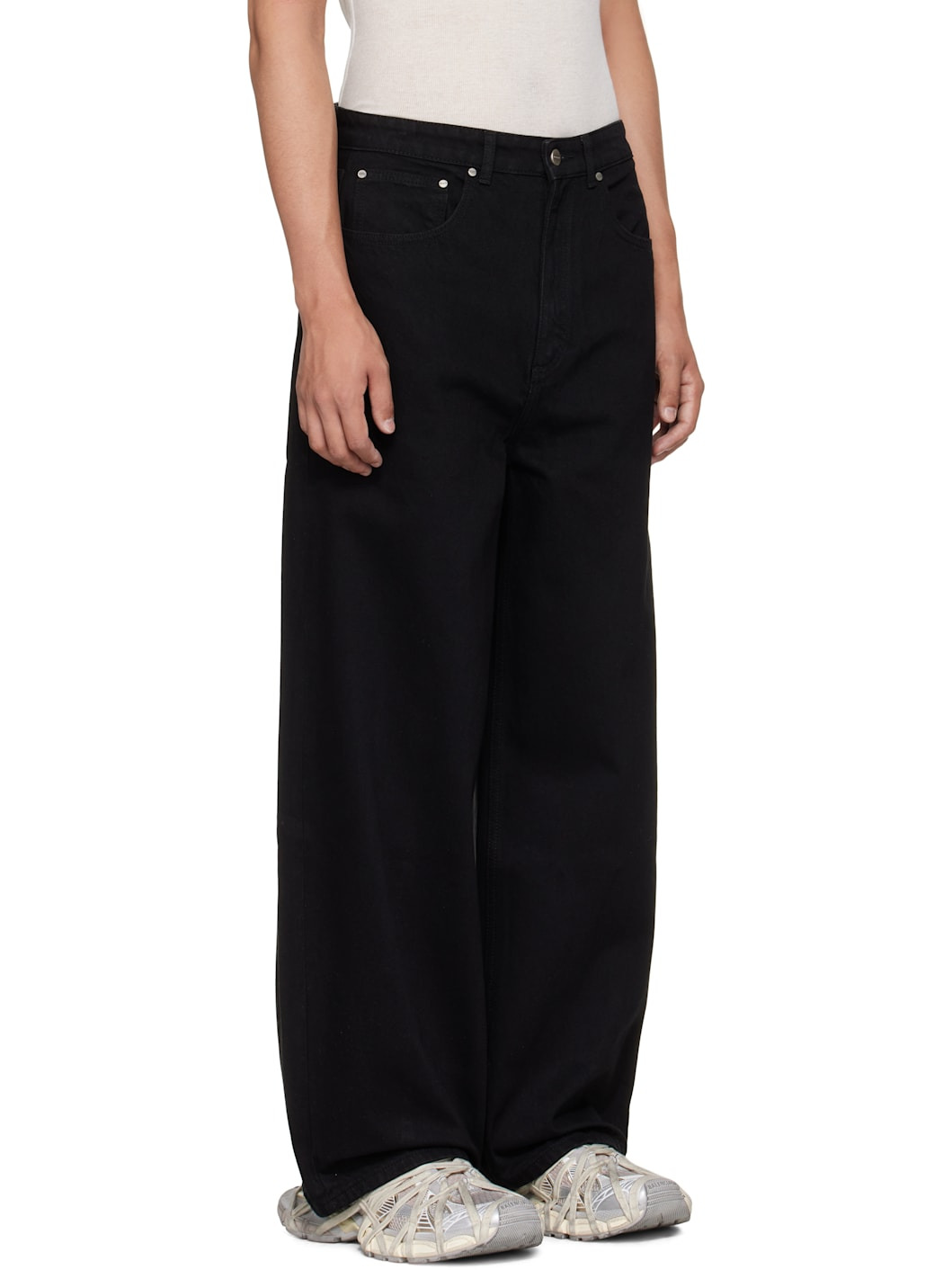 Black Baggy Jeans - 2