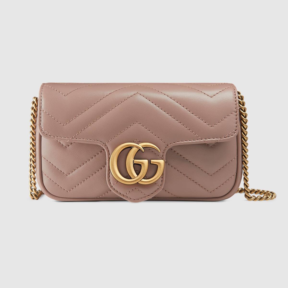 GG Marmont matelassé leather super mini bag - 1