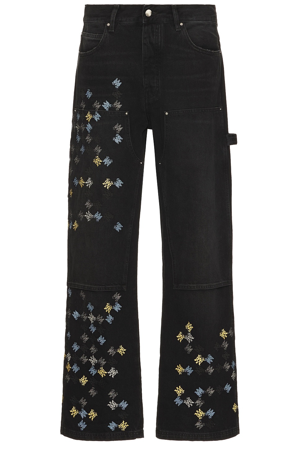 MA Quad Embroidered Carpenter Jean - 1